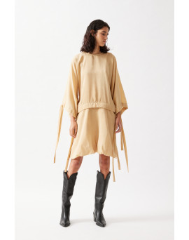 The Kimono-Balloon Mini Dress - CS