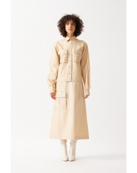 The Cargo Chemisier Midi Dress - CS