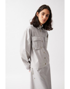 The Cargo Chemisier Midi Dress - NE